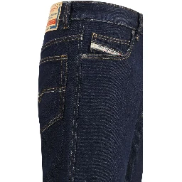 Black Cotton Slim Fit Jeans