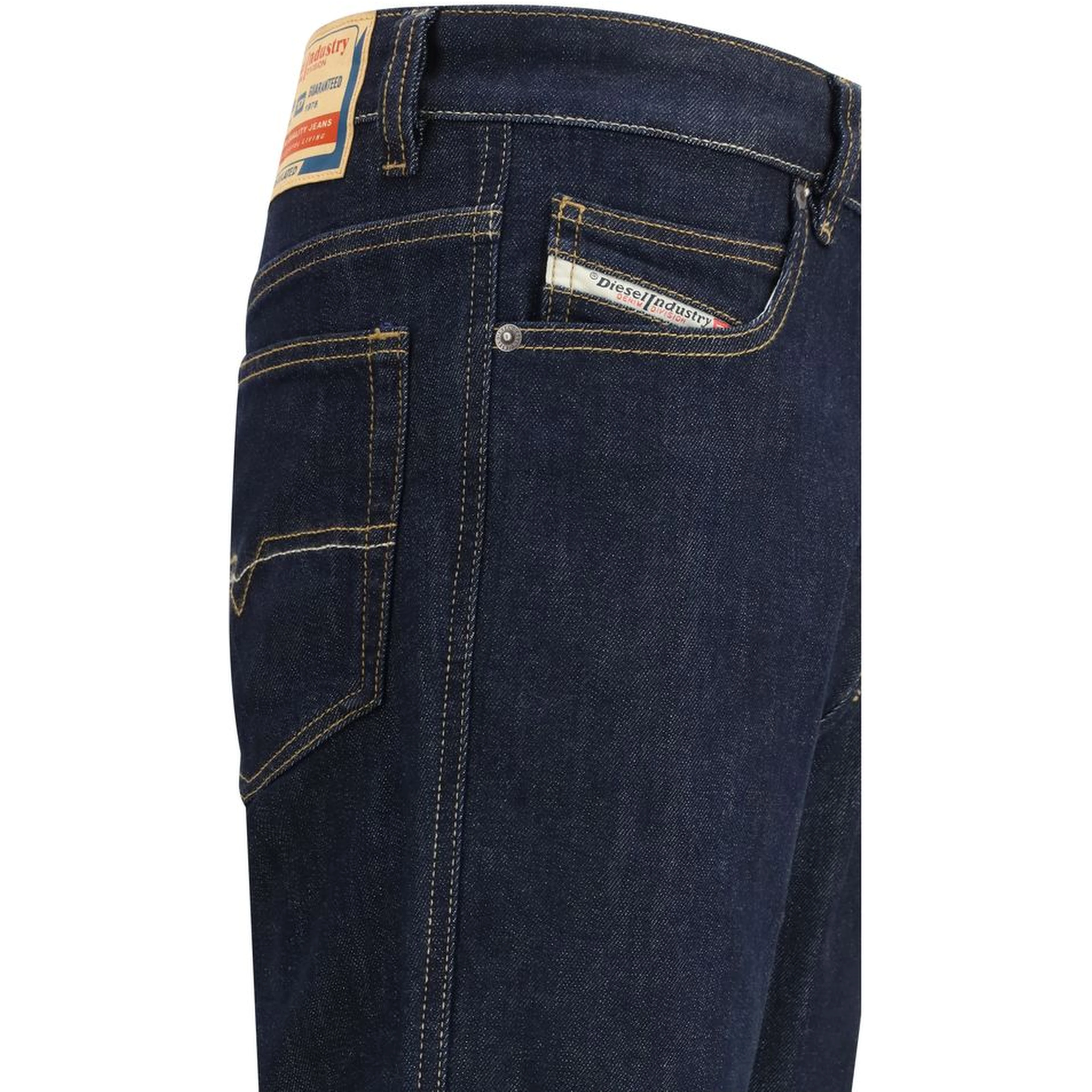 Black Cotton Slim Fit Jeans
