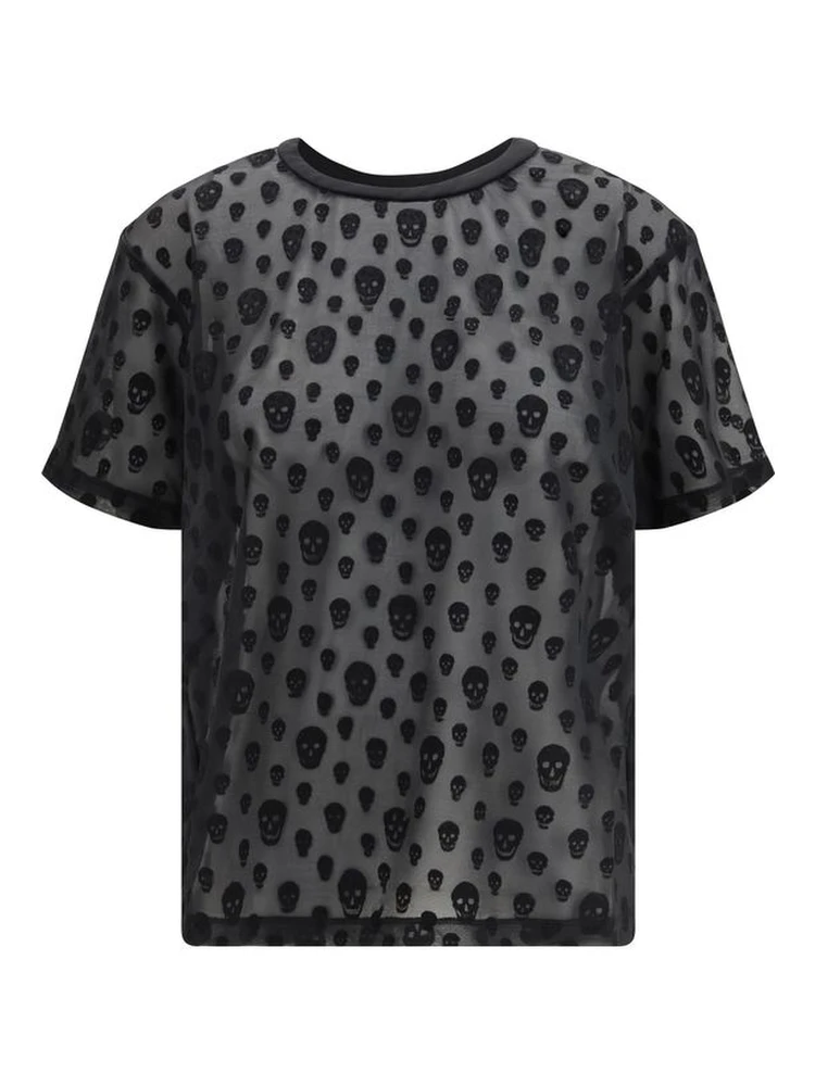 Black Polyamide T-Shirt