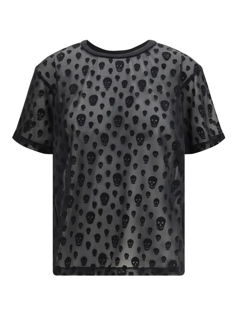 Black Polyamide T-Shirt