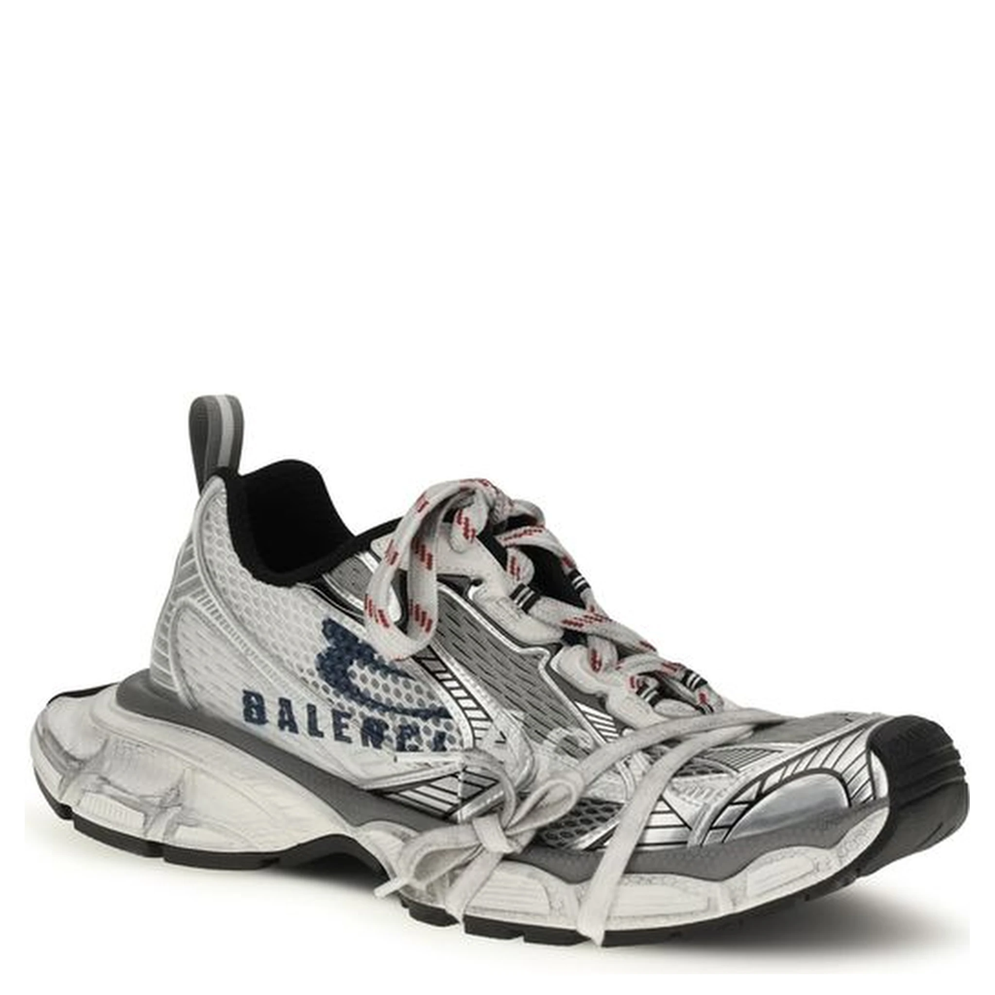 Multicolor Polyester Athletic Sneakers