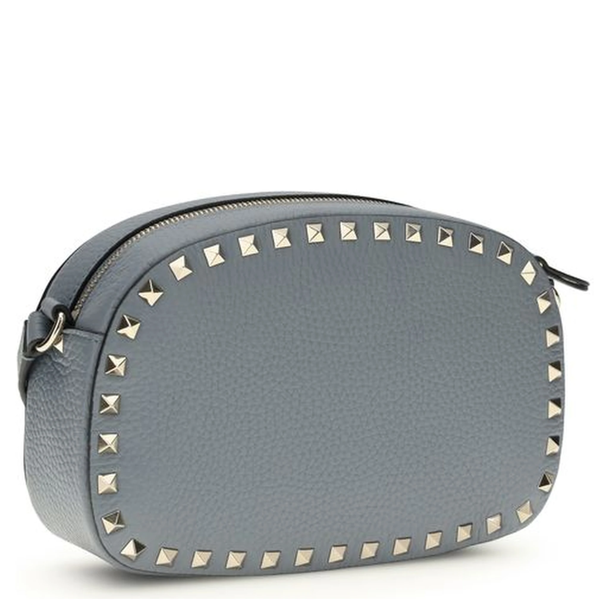 حقيبة كتف بوس توروس من جلد العجل الأزرق