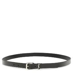 Black Cotton Regular Belt