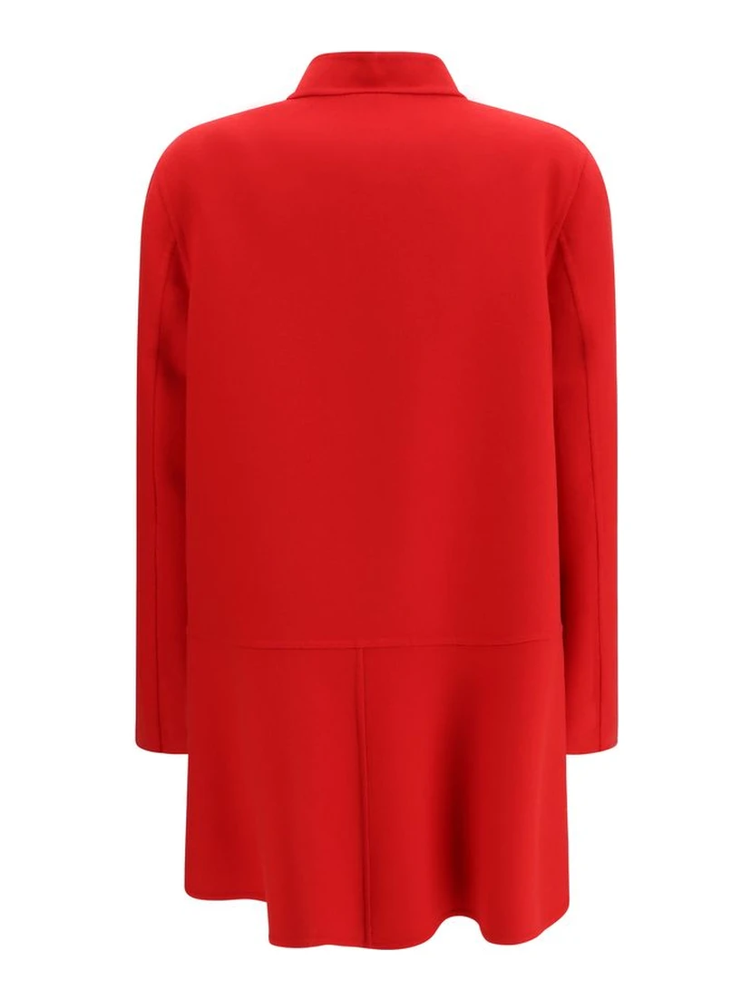 Multicolor Fleece Wool Coat