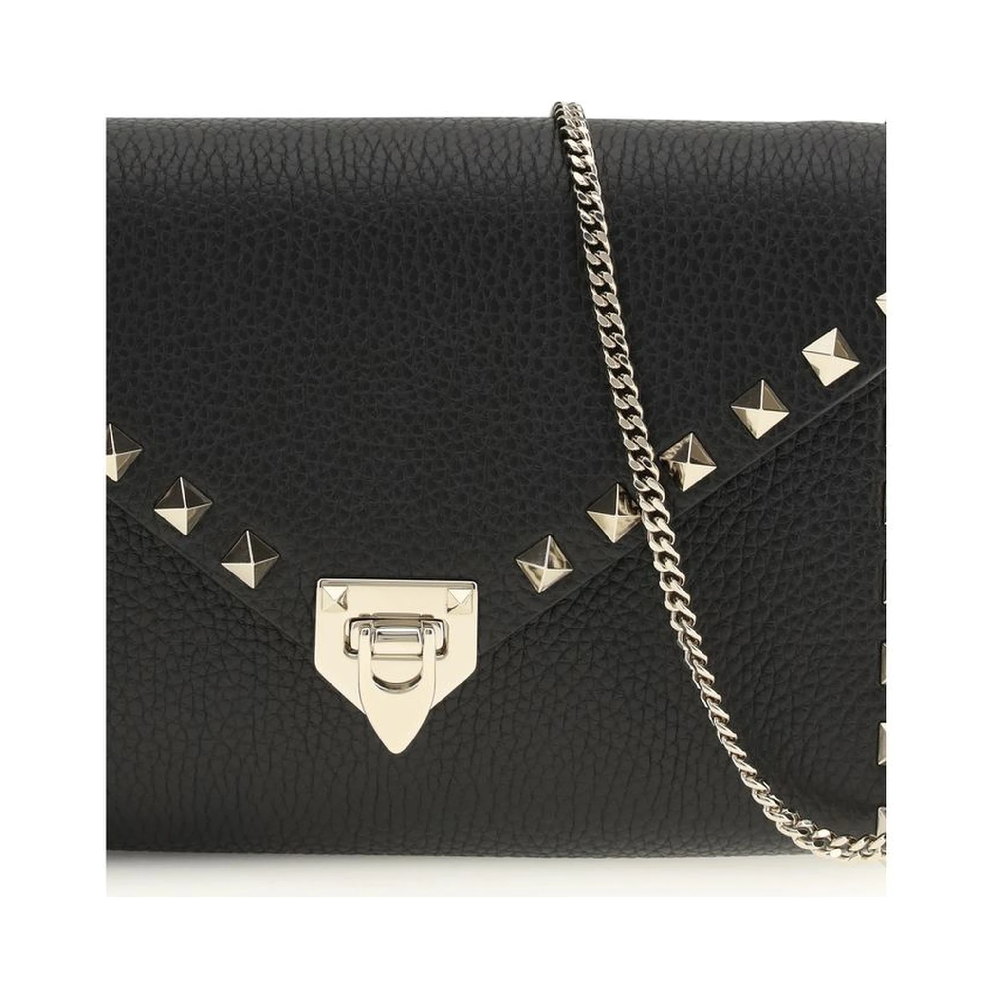 محفظة بوس توروس من جلد العجل الأسود