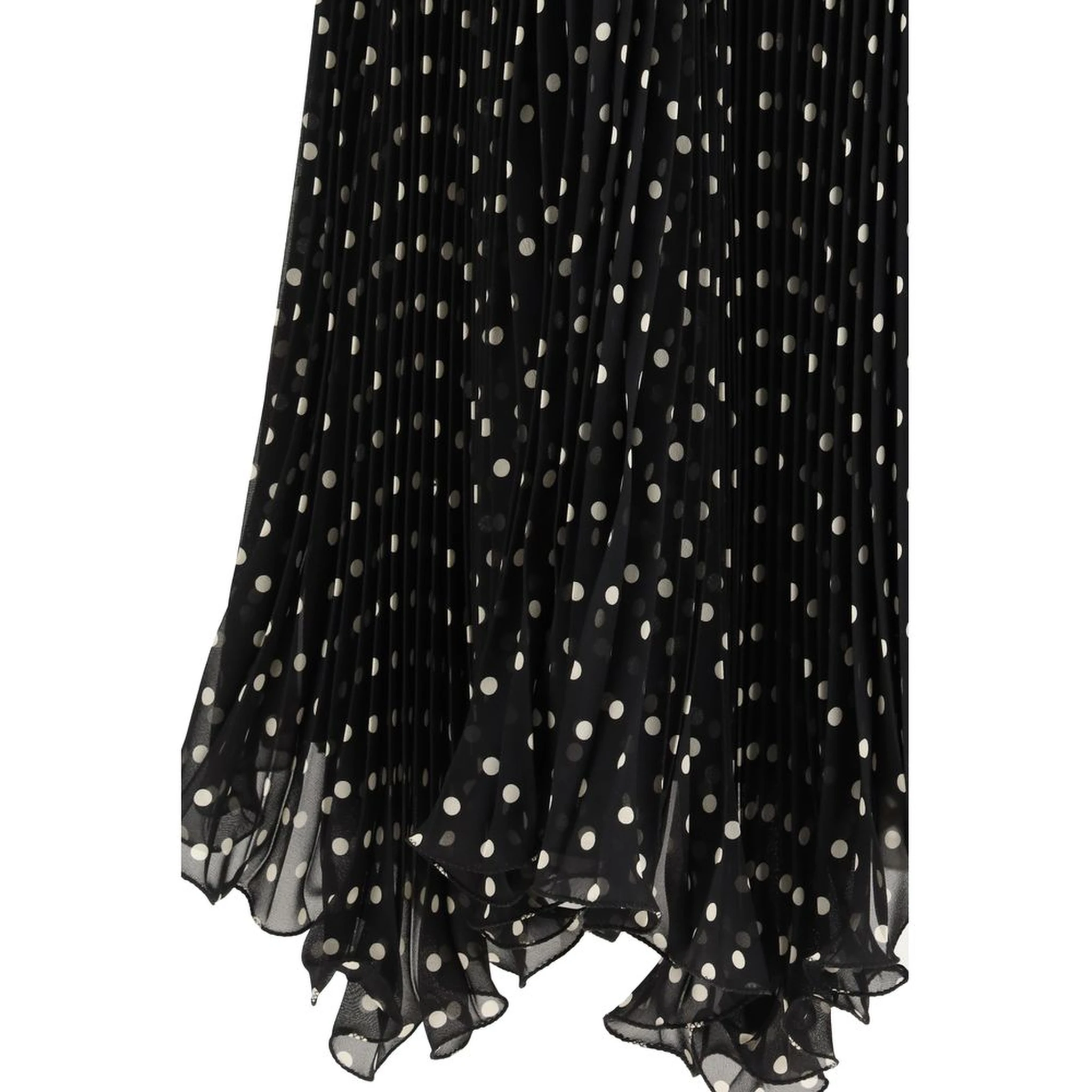 Black Viscose Midi Skirt