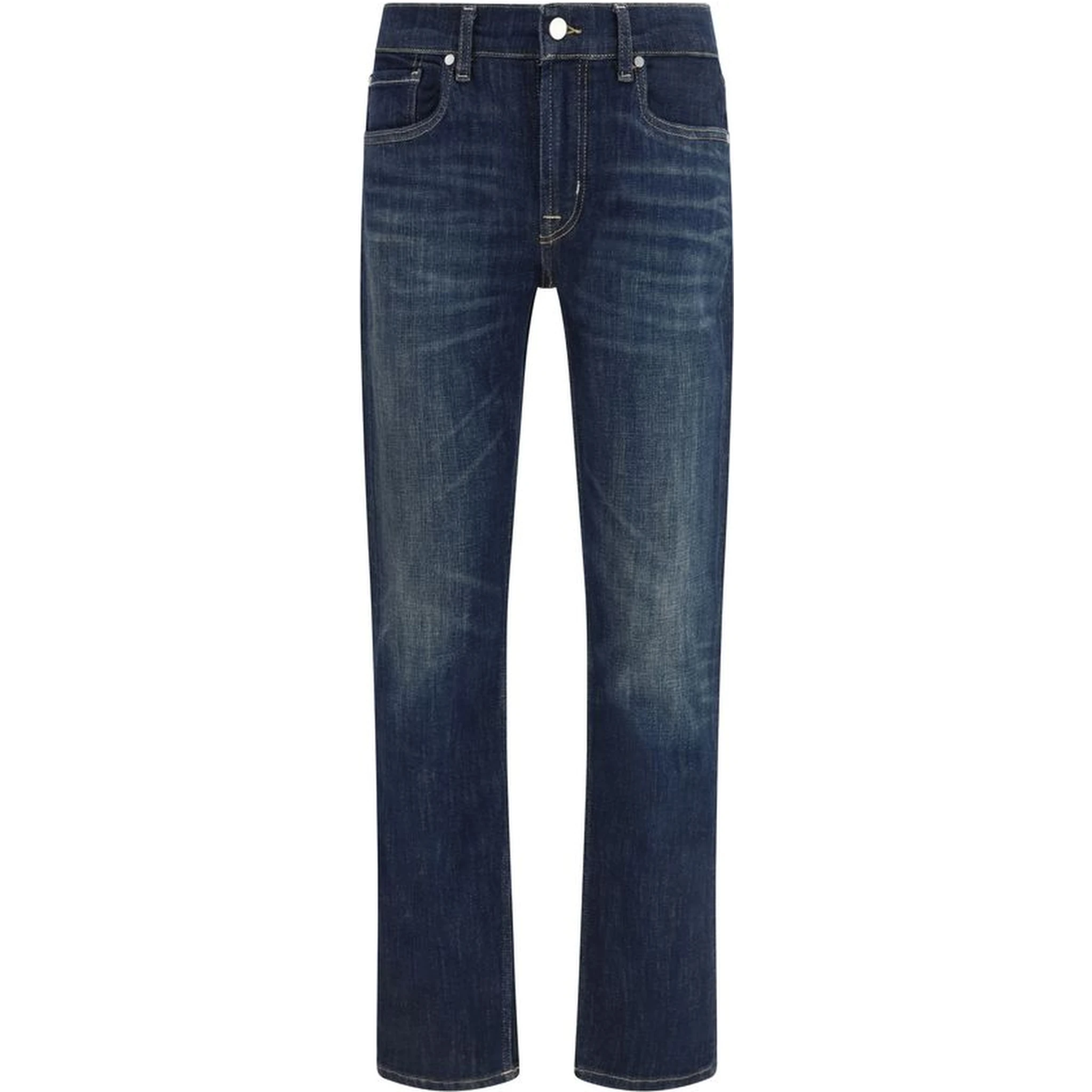 Black Cotton Flared Jeans