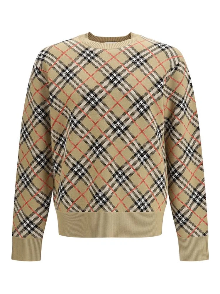 Beige Cotton Sweatshirt