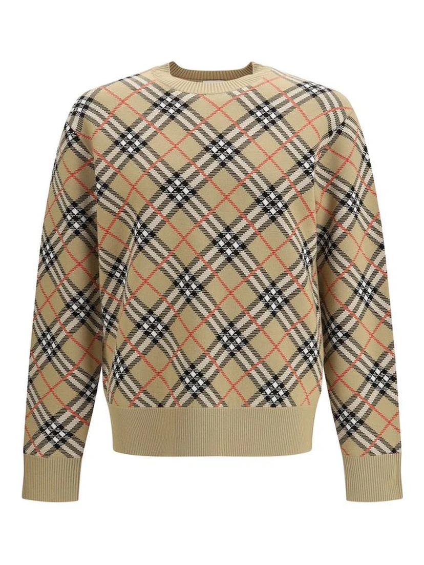 Beige Cotton Sweatshirt