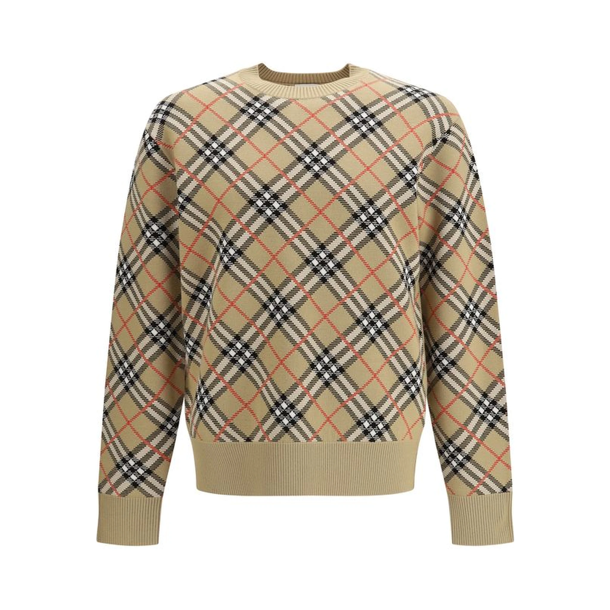 Beige Cotton Sweatshirt