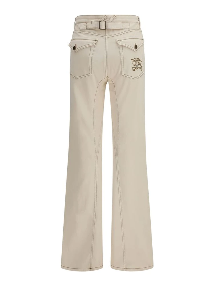 Beige Cotton Bootcut Jeans alternative