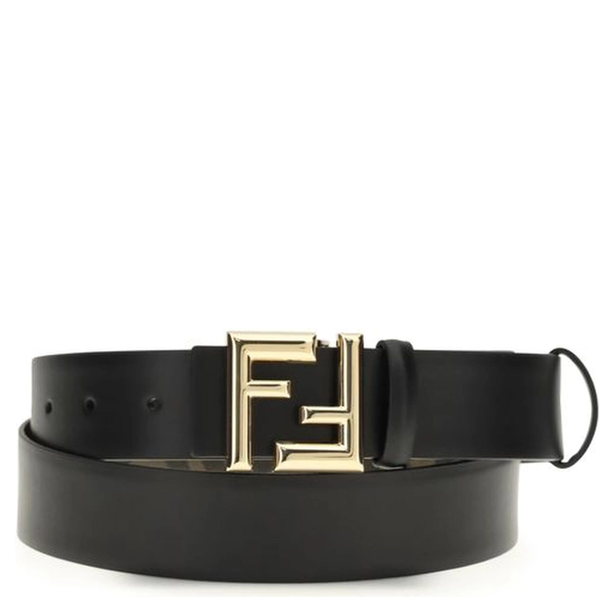 Black Calf Leather Bos Taurus Regular Belt