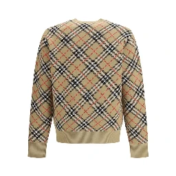 Beige Cotton Sweatshirt