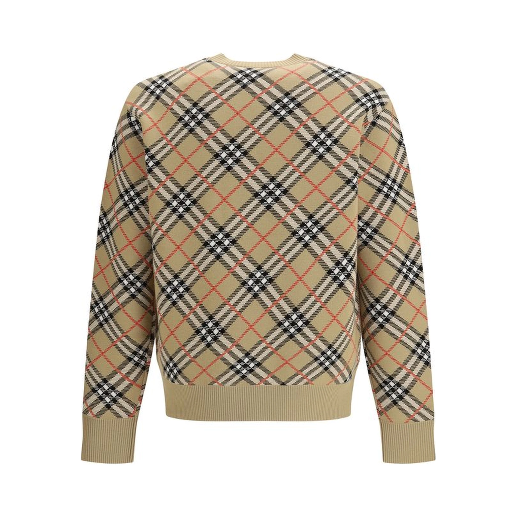 Beige Cotton Sweatshirt