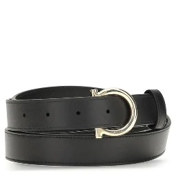 حزام بوس توروس العادي من جلد العجل الأسود