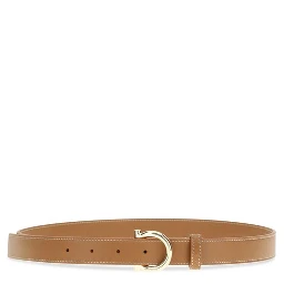 حزام بوس توروس عادي من جلد العجل البيج