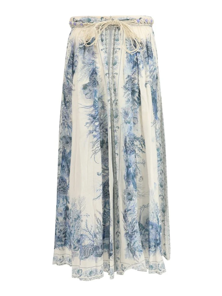 Multicolor Cotton Long Skirt alternative