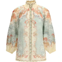 Multicolor Ramie Blouse