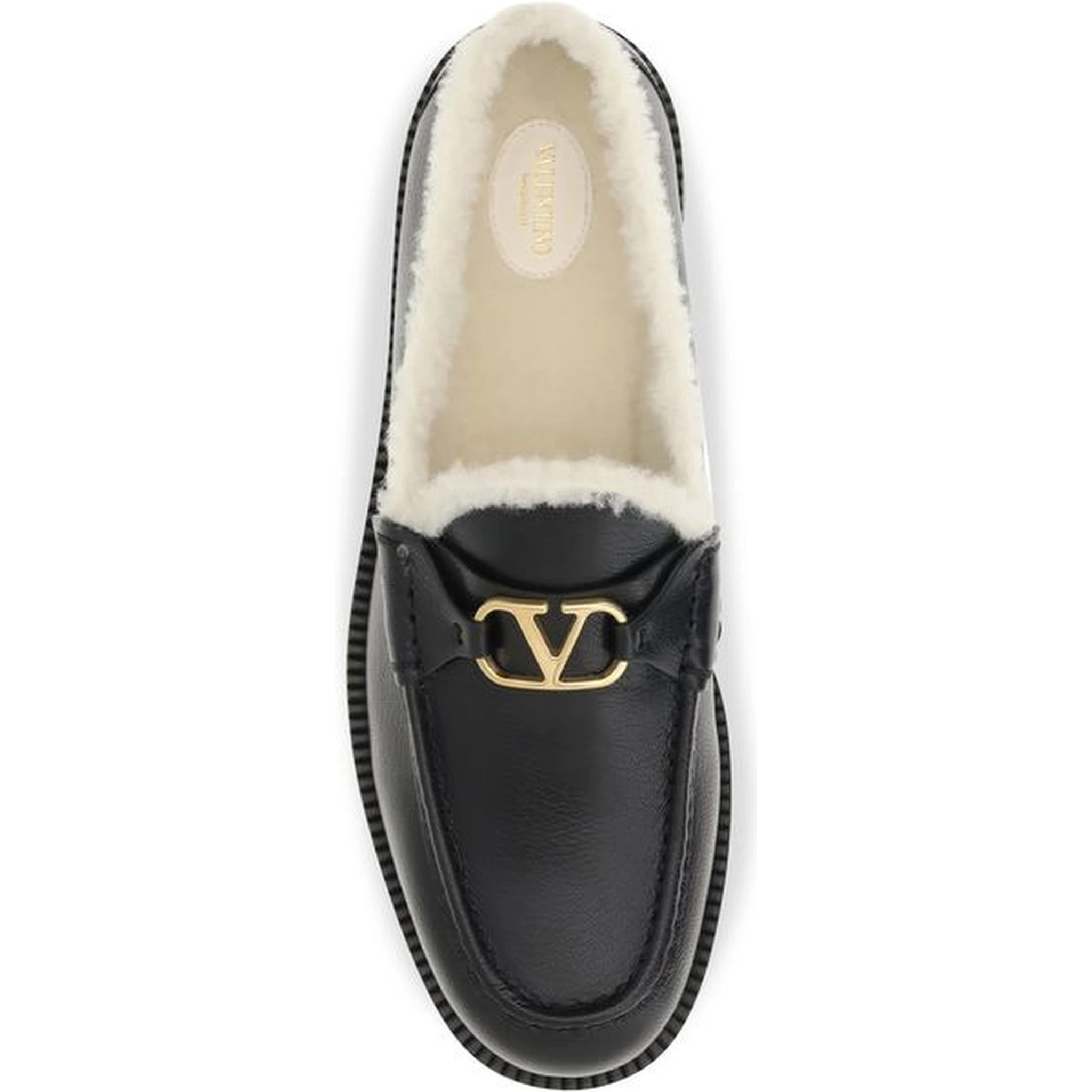 حذاء بوس توروس سهل الارتداء من جلد العجل الأسود