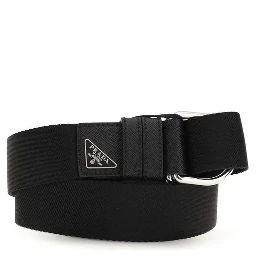 Black Nylon Regular Belt