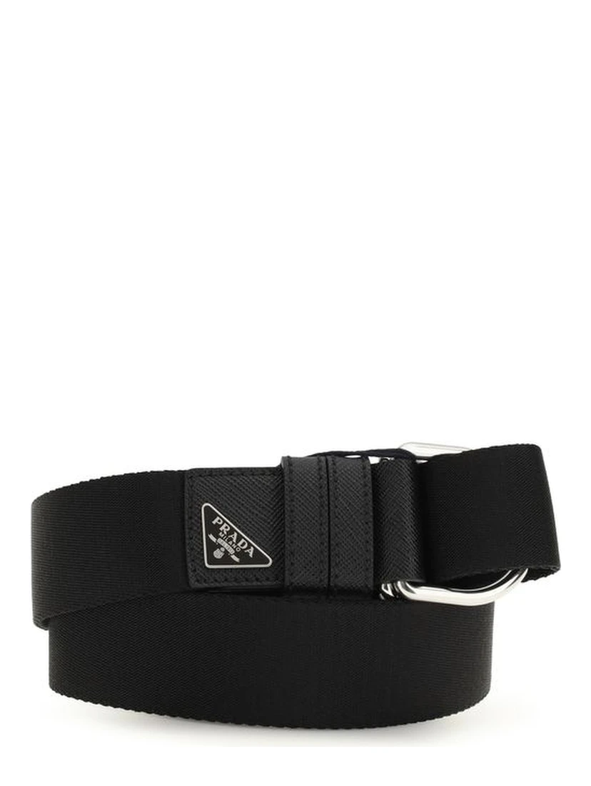 Black Nylon Regular Belt