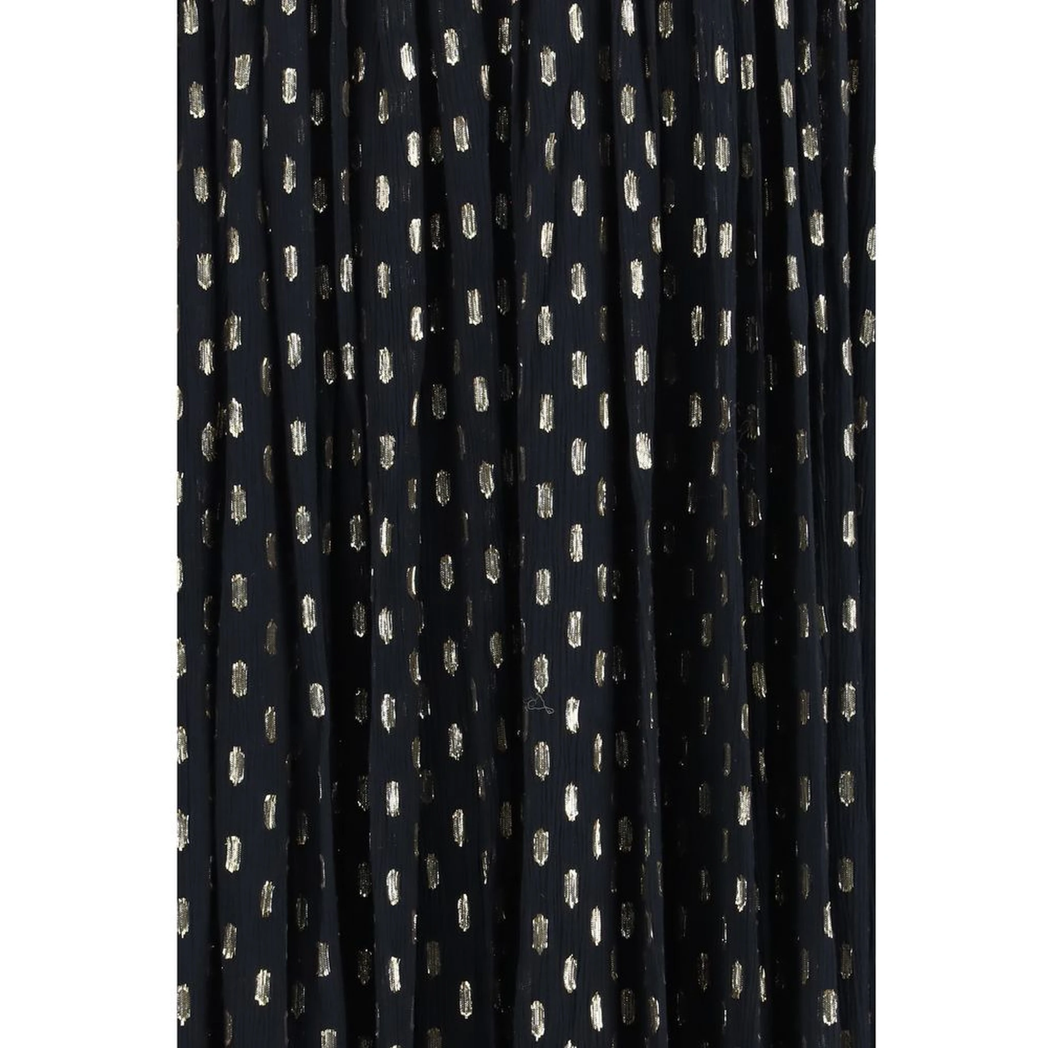 Black Viscose Long Dress