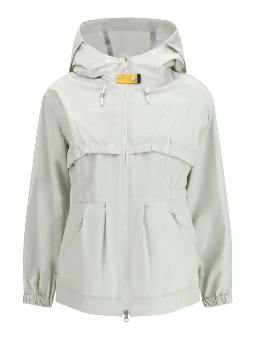 White Polyamide Shell Jacket