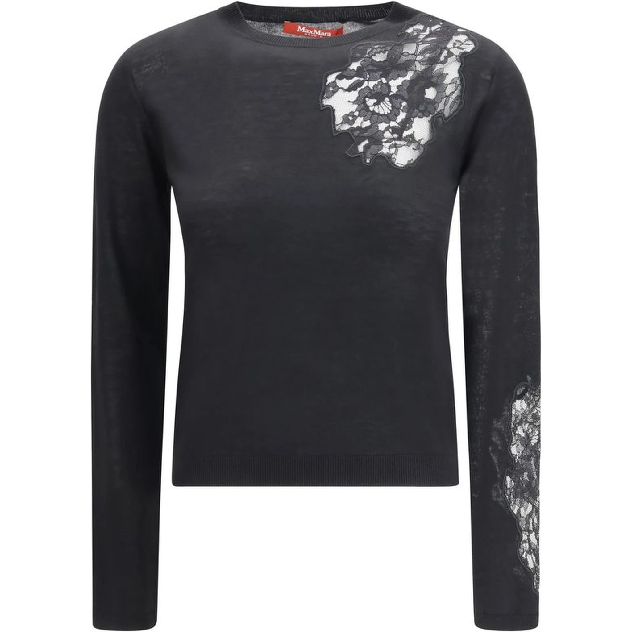 Black Silk Sweatshirt