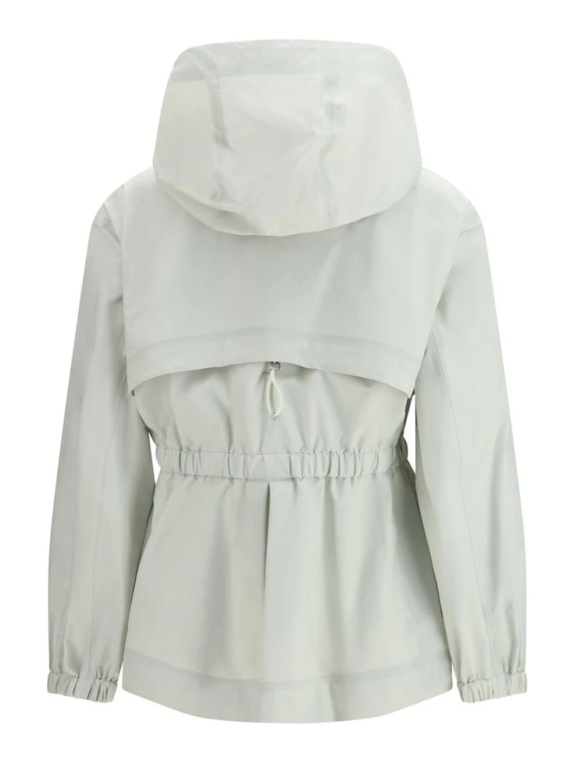 White Polyamide Shell Jacket