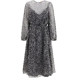 Black Silk Casual Dress