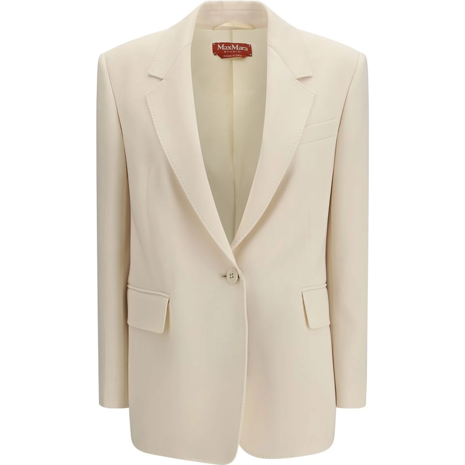 Beige Triacetate Blazer
