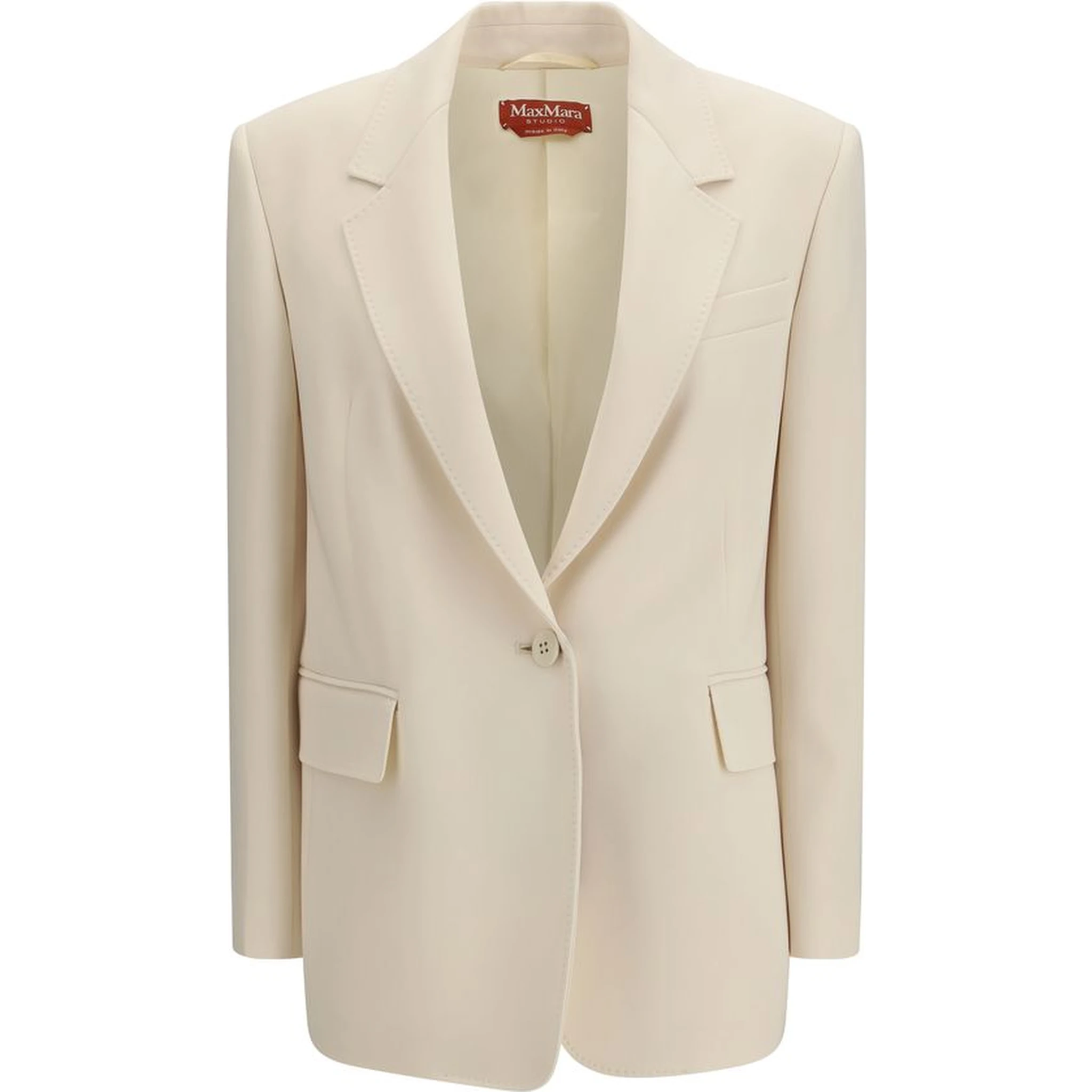 Beige Triacetate Blazer