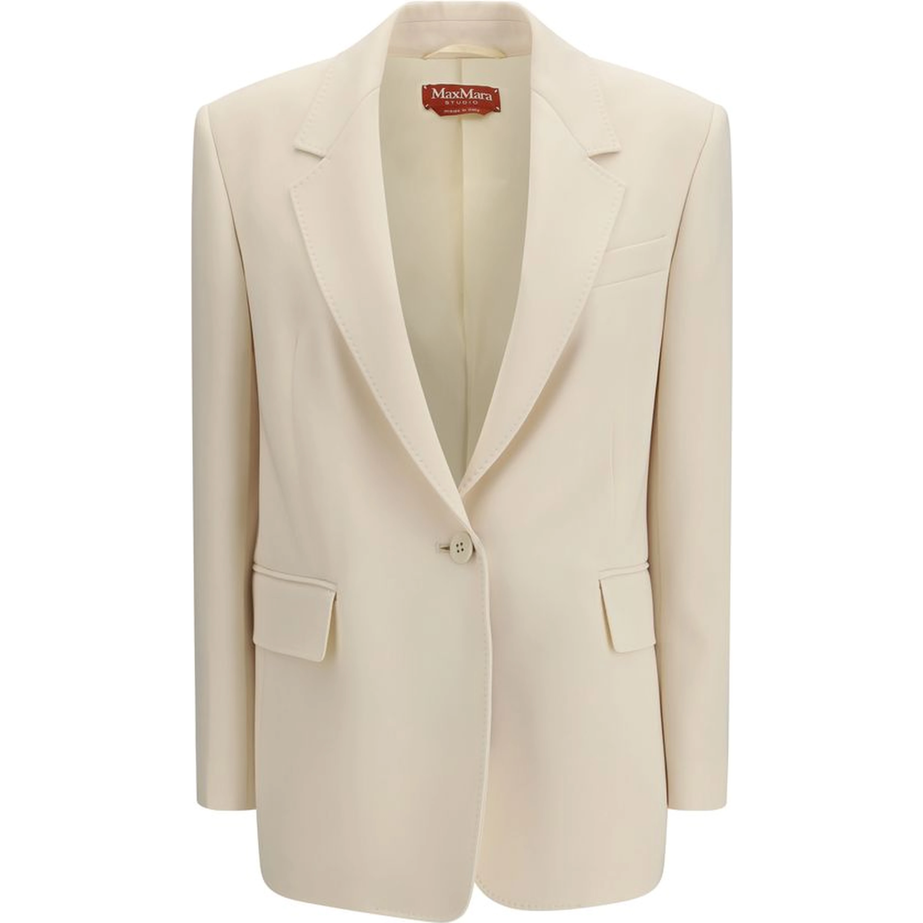 Beige Triacetate Blazer