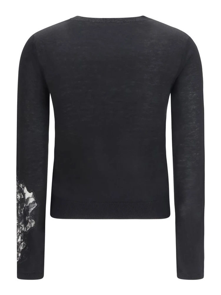 سويت شيرت أسود من الحرير alternative