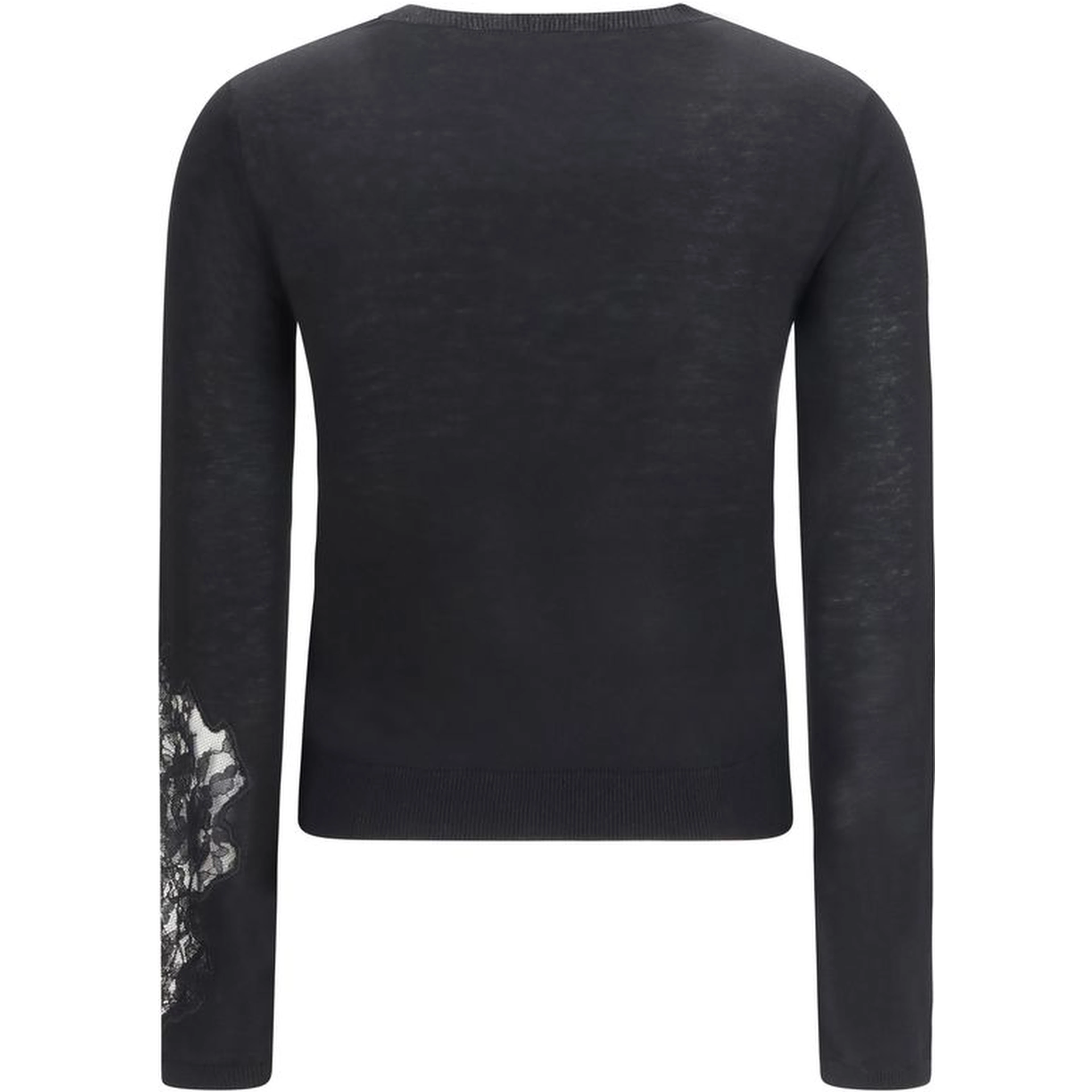 Black Silk Sweatshirt