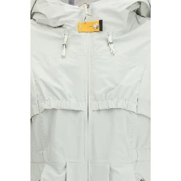 White Polyamide Shell Jacket