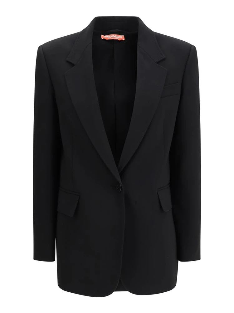Black Triacetate Blazer