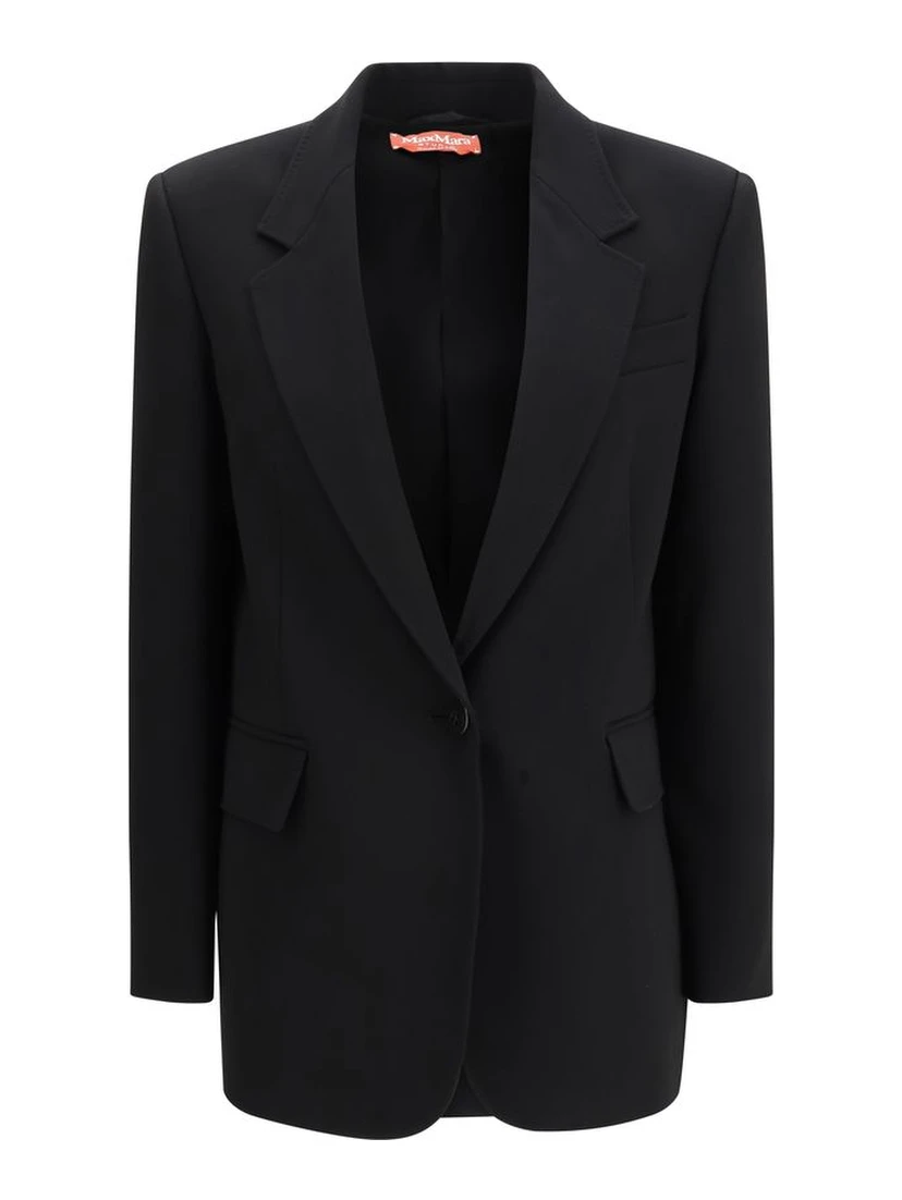 Black Triacetate Blazer