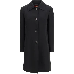 Black Triacetate Coat