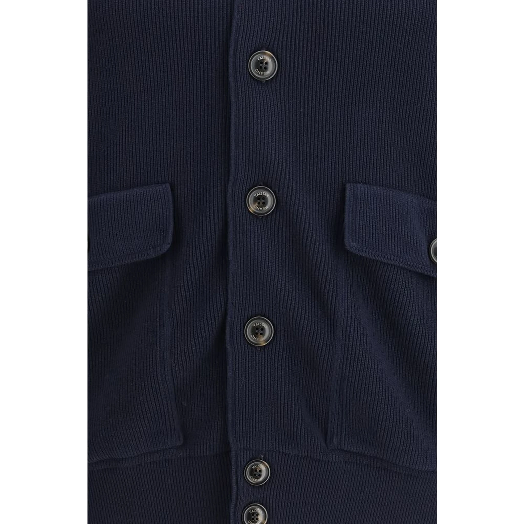 Blue Fleece Wool Jackets And Coat