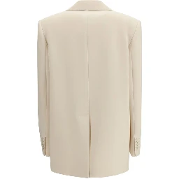 Beige Triacetate Blazer