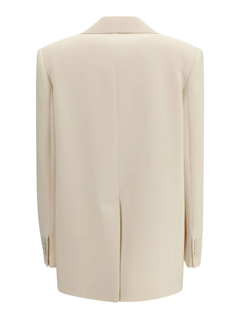 Beige Triacetate Blazer