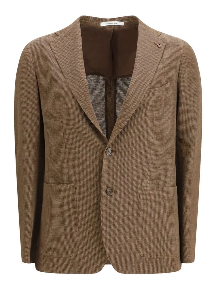 Brown Linen Blazer