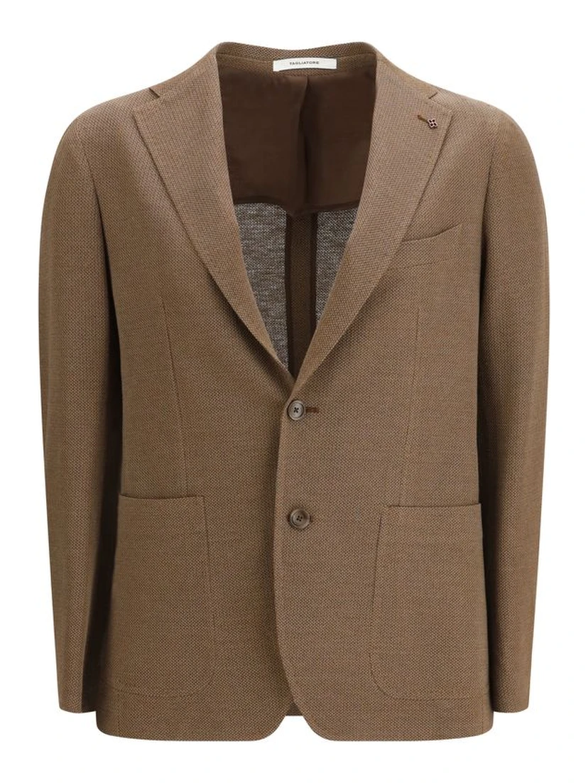 Brown Linen Blazer