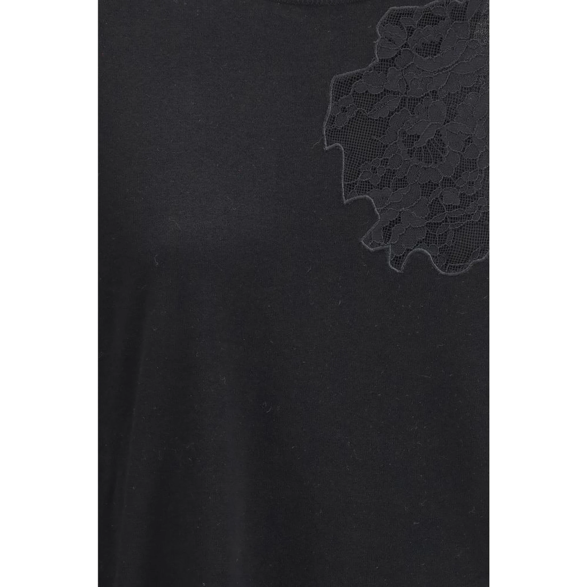 Black Silk Sweatshirt