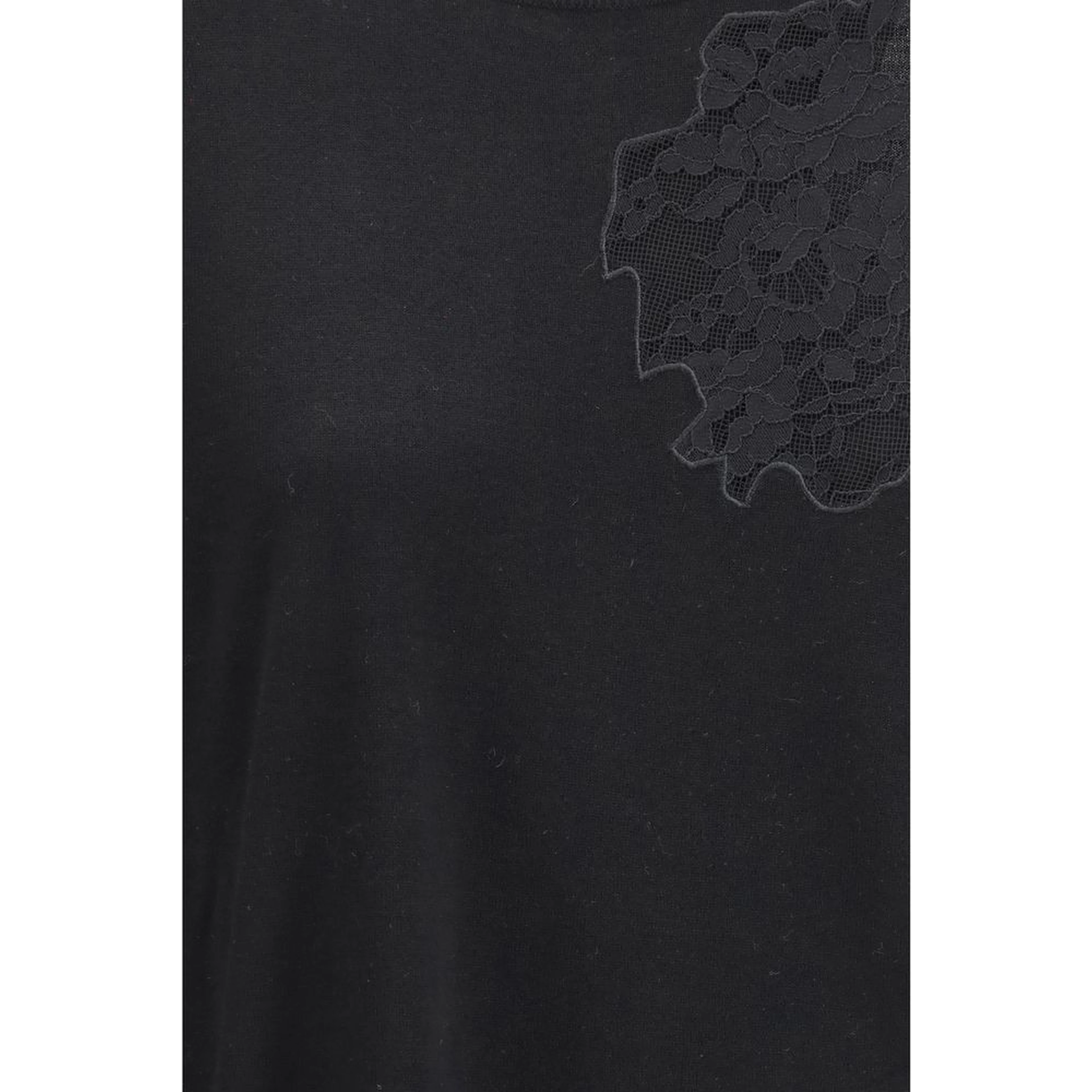 Black Silk Sweatshirt