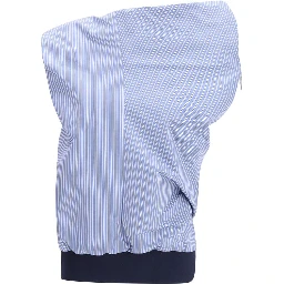 Blue Polyester Pattern Shirt