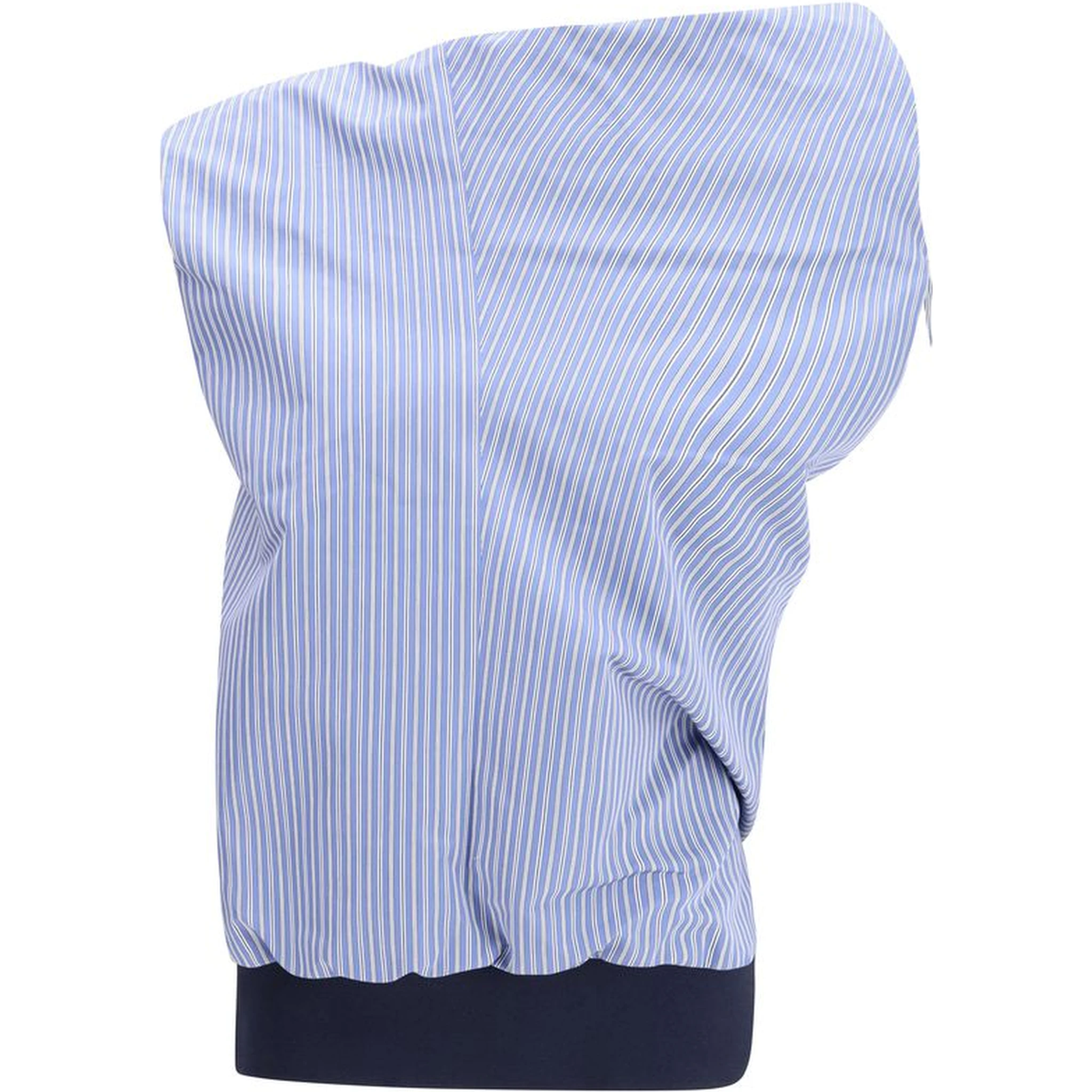 Blue Polyester Pattern Shirt