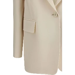 Beige Triacetate Blazer