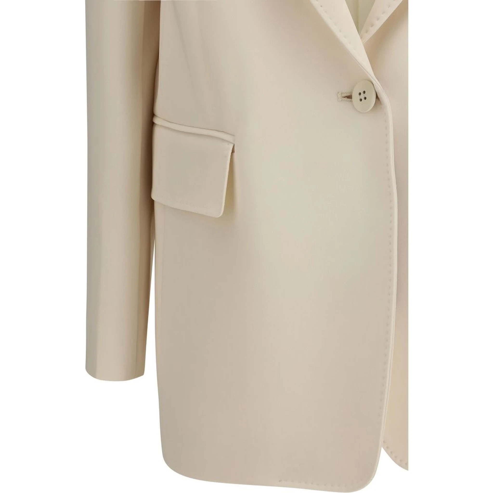 Beige Triacetate Blazer